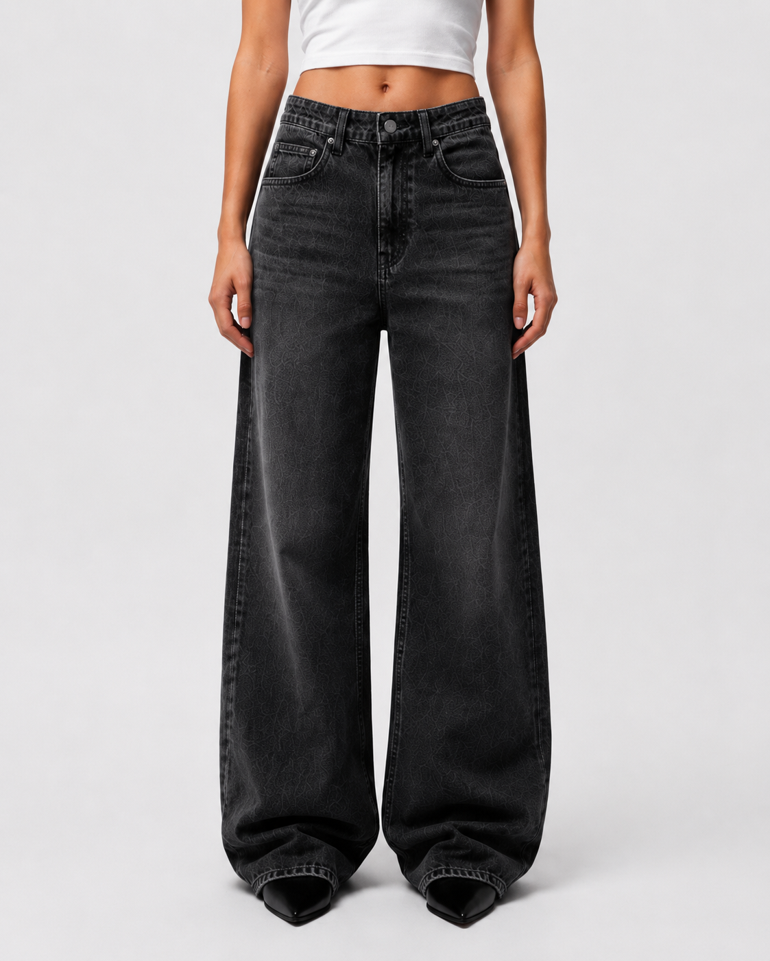 Dark Desire Wide Leg Jeans